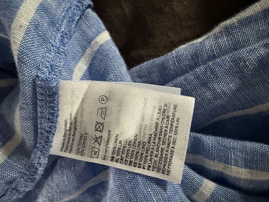Сорочка 100% льон H&M