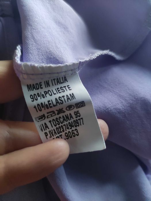 Fioletowy kombinezon na ramiączkach SM