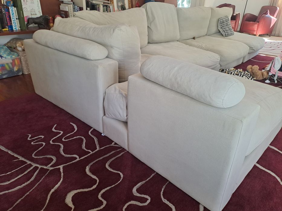 Sofá enorme modular de luxo