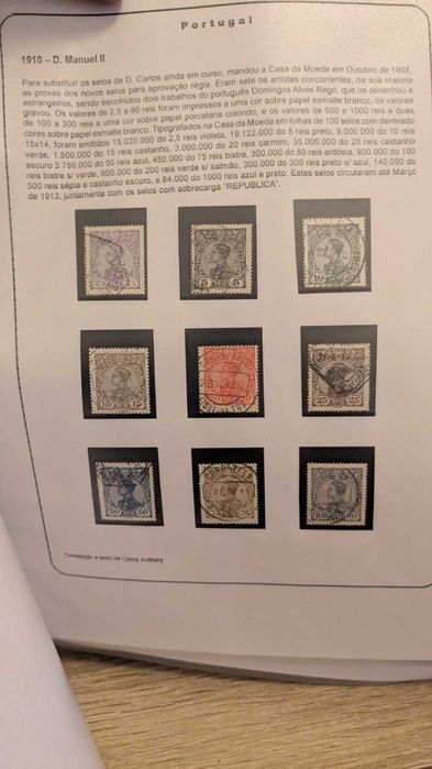 Coleção de Selos Portugueses 1853–1910 | D. Maria II, D. Luís, D. Carlos, D. Manuel II