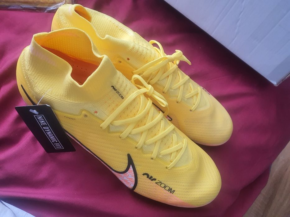 Buty piłkarskie Nike Zoom Superfly 9 Elite Sg Proac Żółty
