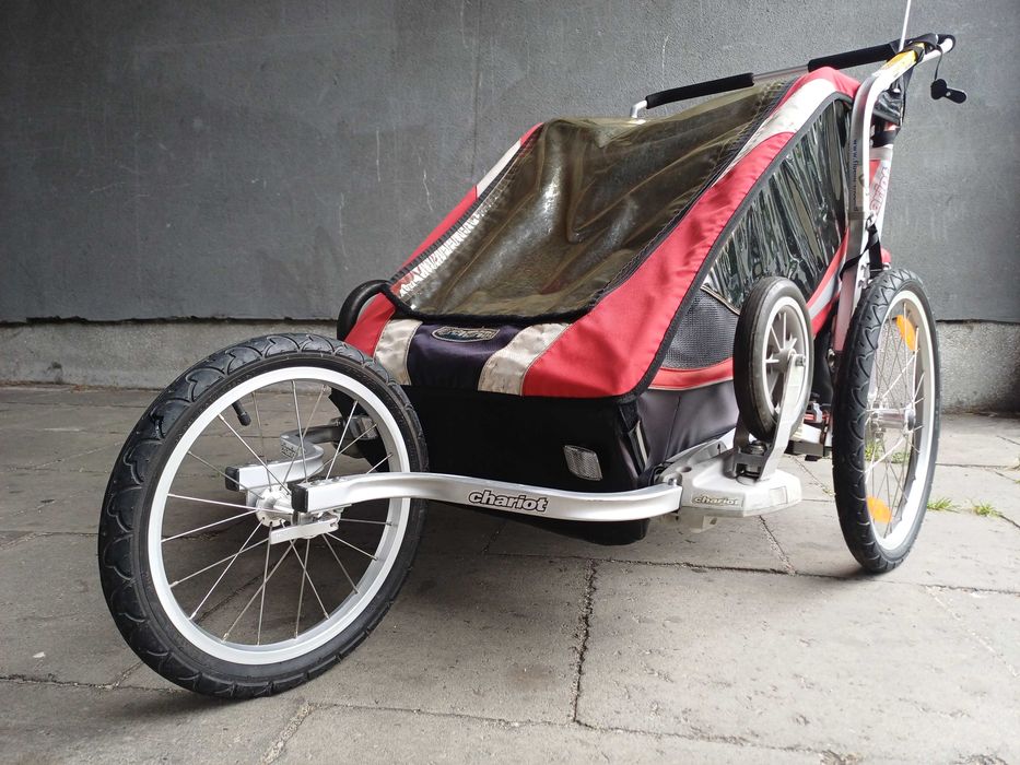 Przyczepa przyczepka rowerowa thule cougar 2 jogger biegowy wózek