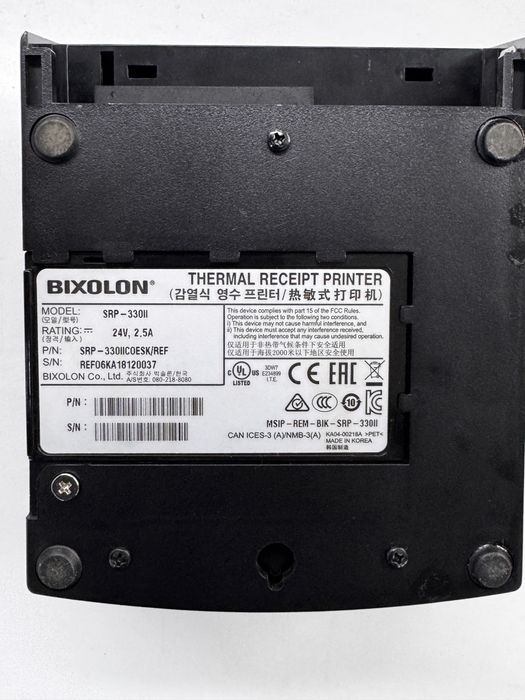 Принтер для друкування печати чеків Bixolon srp 330ii