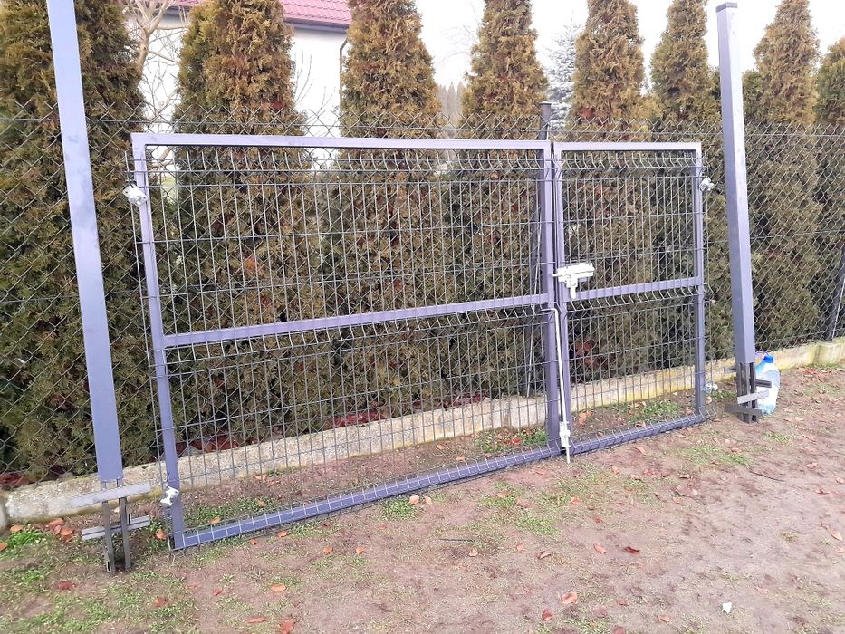 BramoFurtka 2m+1m Grafit/Antracyt 7016 Brama Furtka Panelowa 3D