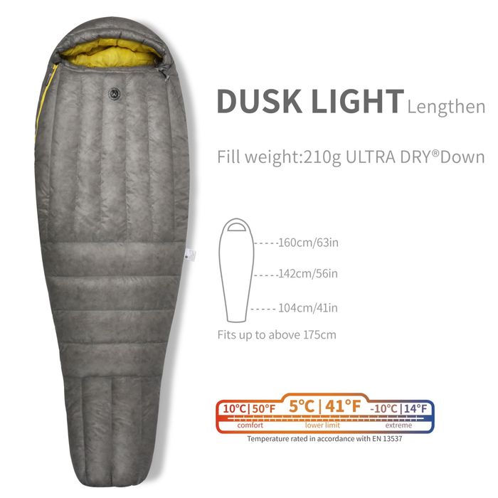 Пуховий спальник Ультралайт 20D 800FP+ 600грам Aegismax Dusk Lite