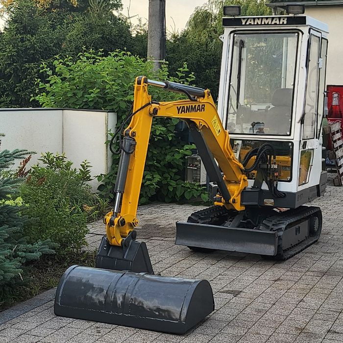 Yanmar B17 – minikoparka 1,7 t | Kabina | Stan bardzo dobry