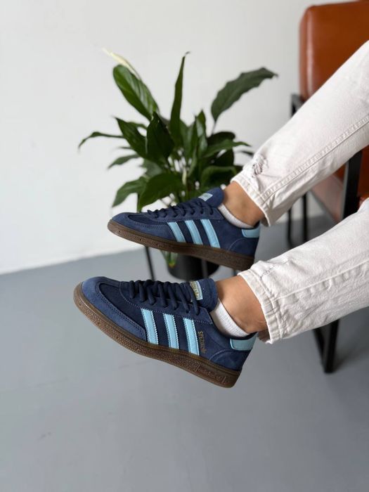 БЕЗ ПРЕДОПЛАТ‼️Кросівки Adidas Spezial Handball Blue(Сині),адідас,спеж
