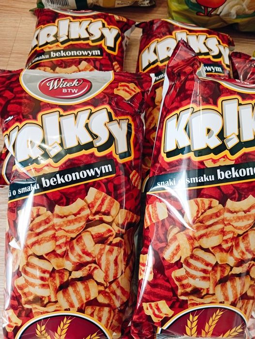 10 opakowań prażynek Witek. Różne smaki. Super cena.