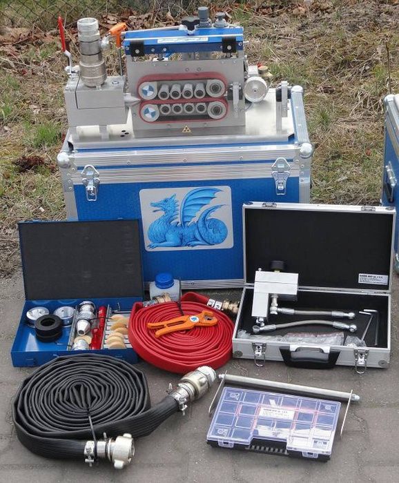 Wdmuchiwarka do światłowodów BLUE DRAGON JET mikrorurki, HDPE