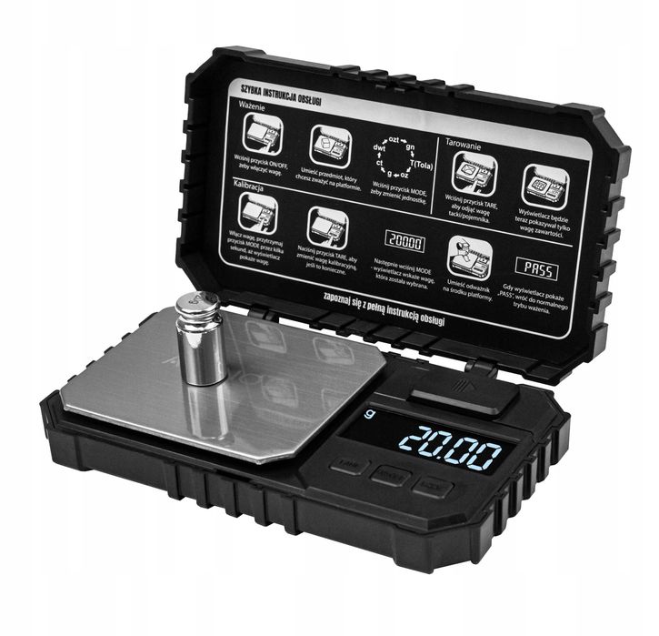 WAGA jubilerska precyzyjna mini 200g brak odważnika ! Powystawowa