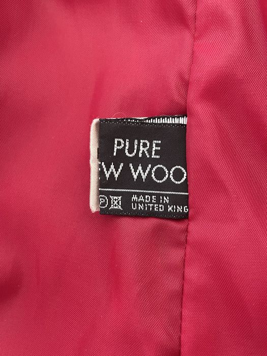 Płaszcz czerwony wełna 42 vintage