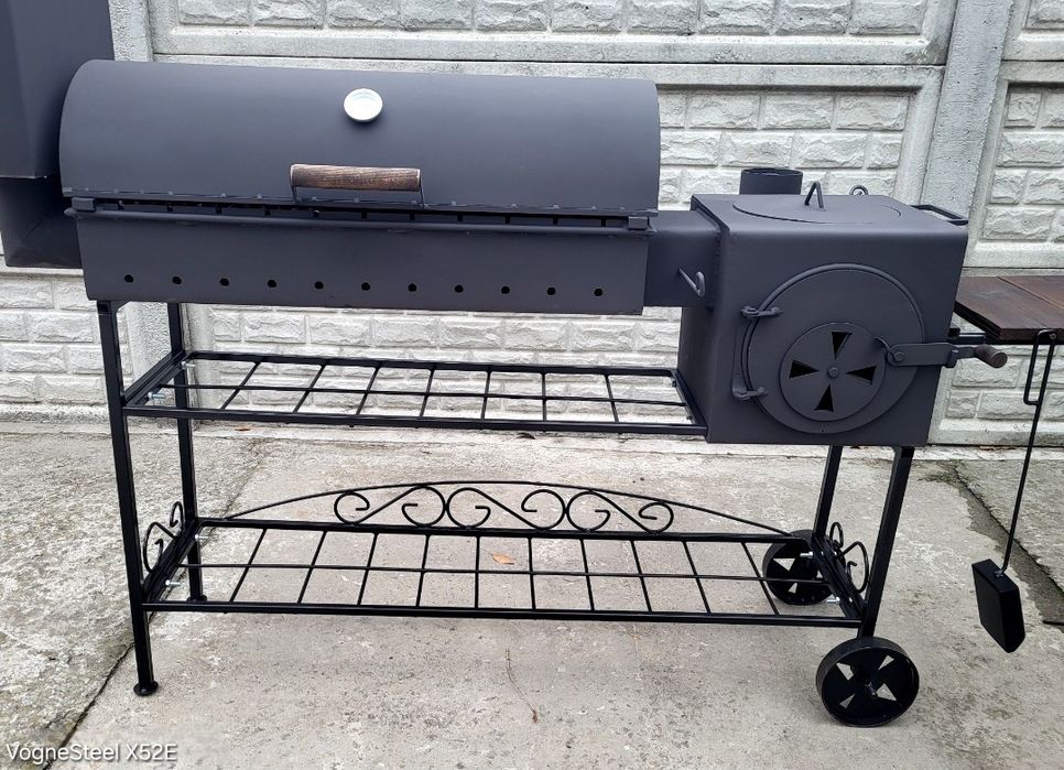 5мм! Подвійне Усилення! Мангал 4в1 - Барбекю, Коптильня, Піч під Казан