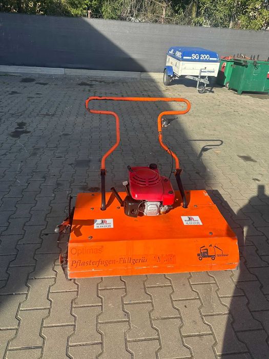 OPTIMAS zamularka do fugowania kostki brukowej zamiatarka PROBST brukarstwo
