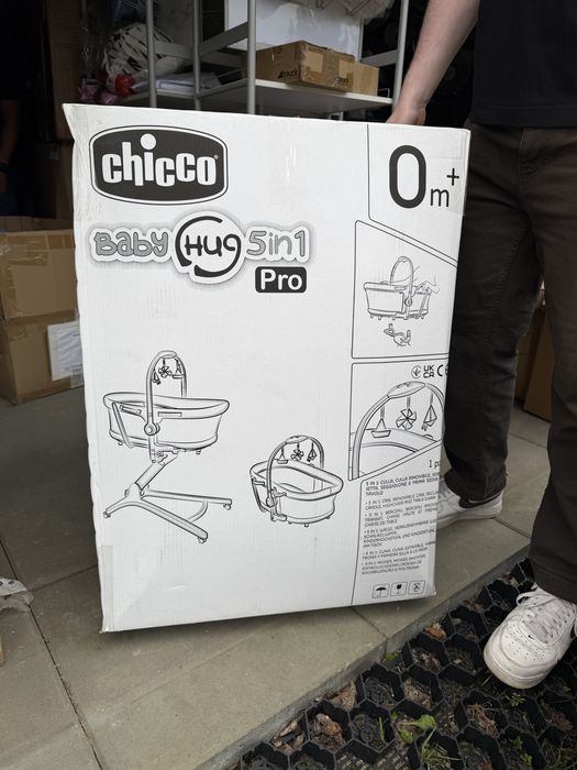 NOWY Chicco Baby Hug Pro 5w1 - wielofunkcyjne łóżeczko dla dzieci