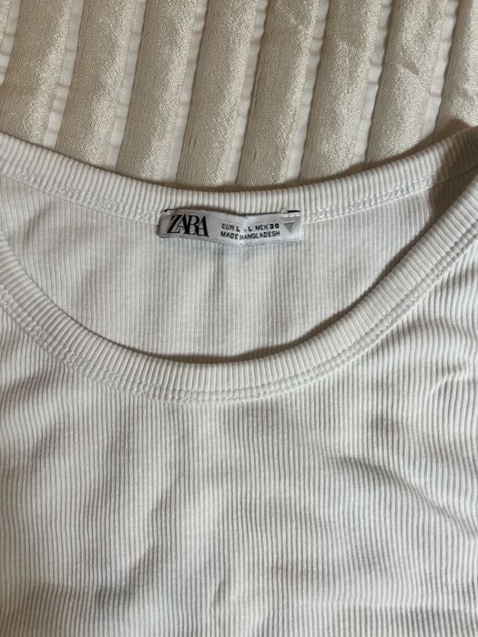 Top zara branco