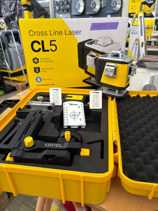 NIVEL SYSTEM Laser krzyżowy CL5V Fiolet nowy gwarancja fv