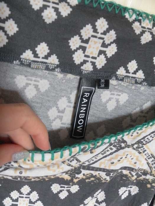 Nowa bluzka BonPrix 36,S/38,M Rainbow wzór
