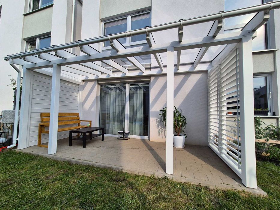 Zadaszenie tarasu konstrukcja drewniana, pergola