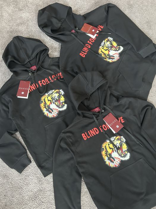 (В Наявності) Худі Gucci Blind for Love з тигром