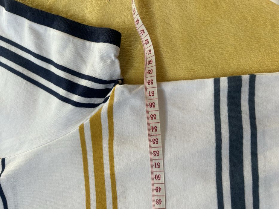 #Cropp koszulka polo biała paski XXL