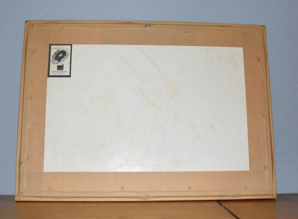 Quadro pintado pelos índios da Amazónia brasileira (assinado pelo autor)