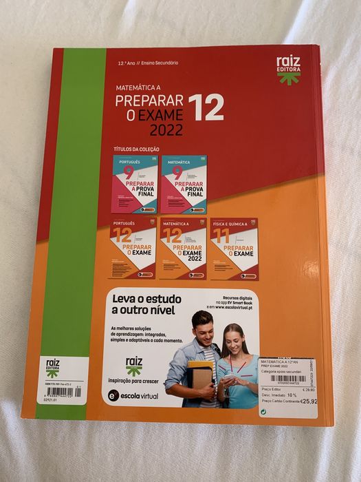 Livro preparacao exame nacional - matematica, 12.ano