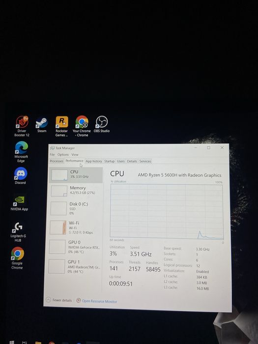 Portatail gaming Hp Vitcus 16