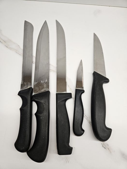 Noże kuchenne 5 szt używanych