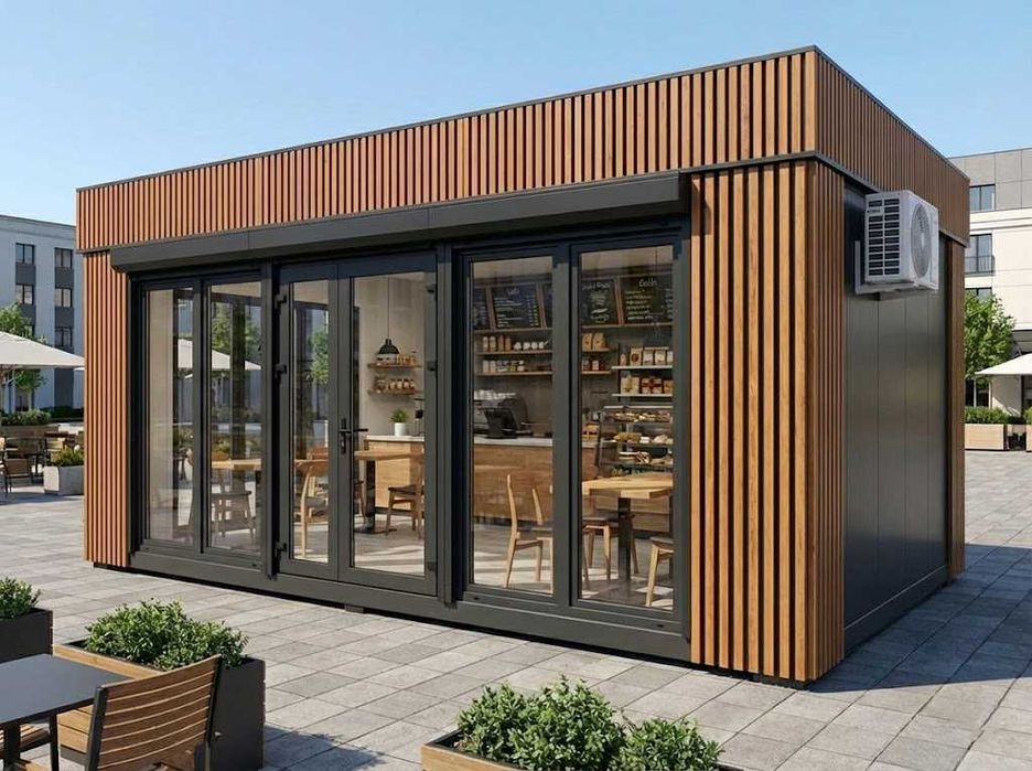 Kontener 4x3 handlowy, biurowy, magazynowy – STAGO Zabrze