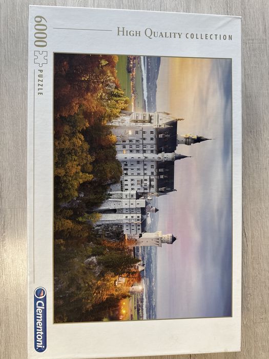 puzzle clementoni 6000 Neuschwanstein unikat high quality