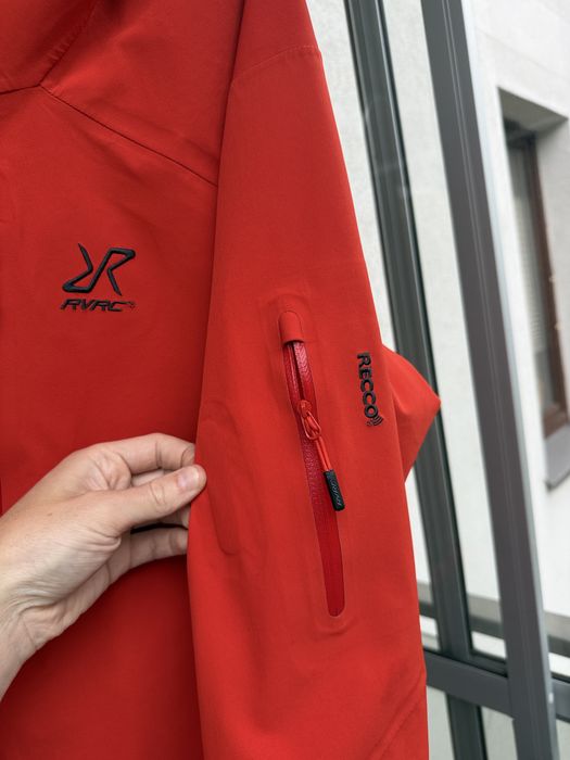 RevolutionRace Aphex Pro RECCO Hooded Shell Jacket Red Mens L