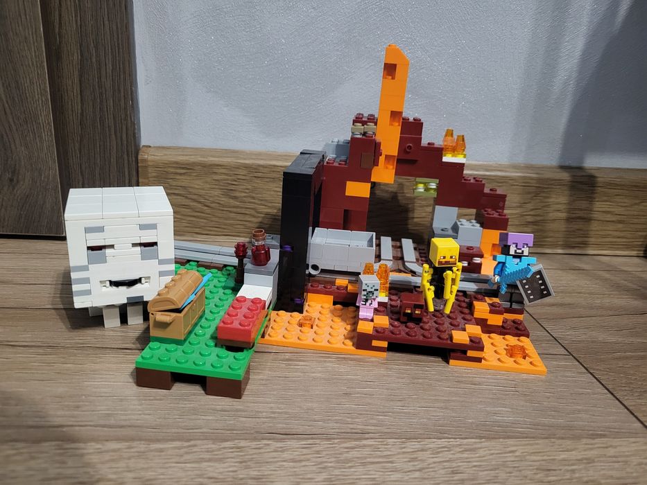 Lego minecraft 21143 portal do netheru