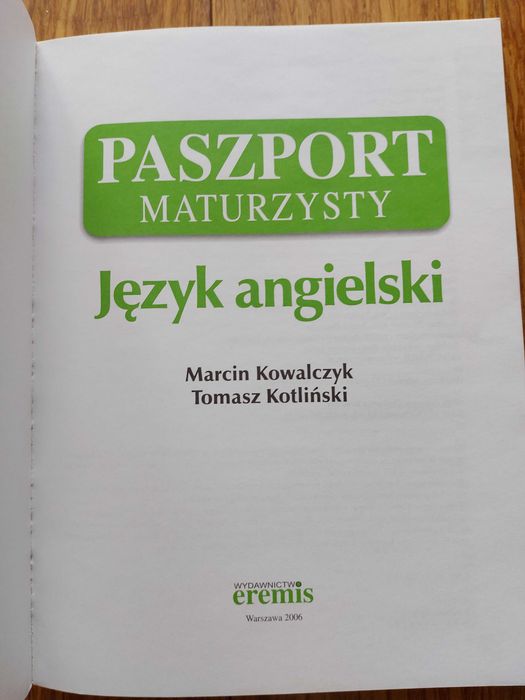Paszport maturzysty - angielski, wyd. 2006 + CD