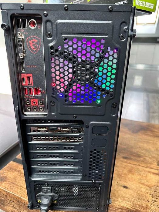 Komputer Gamingowy ARGB i5 9400f, gtx 1660 6gb super 16gb ddr4  m2+hdd