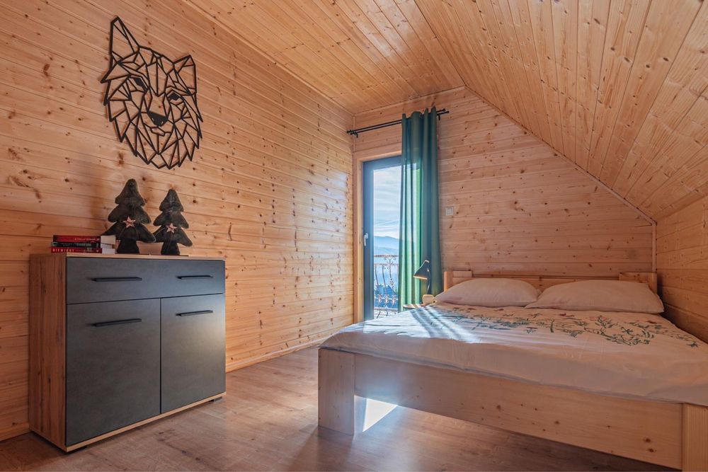 Domek „FOREST” 12 osób  Sauna | Jacuzzi | Balia |