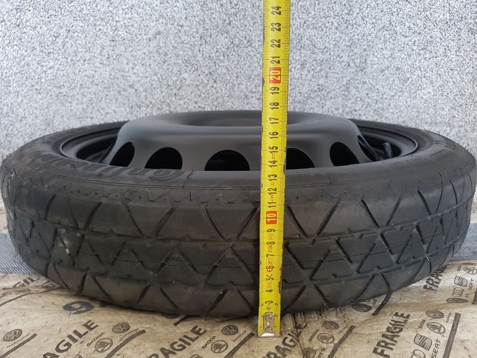 koło dojazdowe vw taigo t-cros skoda kamiq seat audi tt 5x112  125/70r