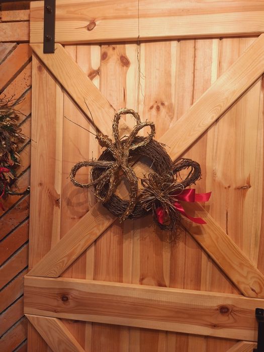 Naturalny wianek WAZKA 40 cm walentynki