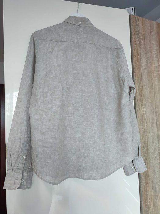 Męska koszula lniana 100% len Mango M/L #424