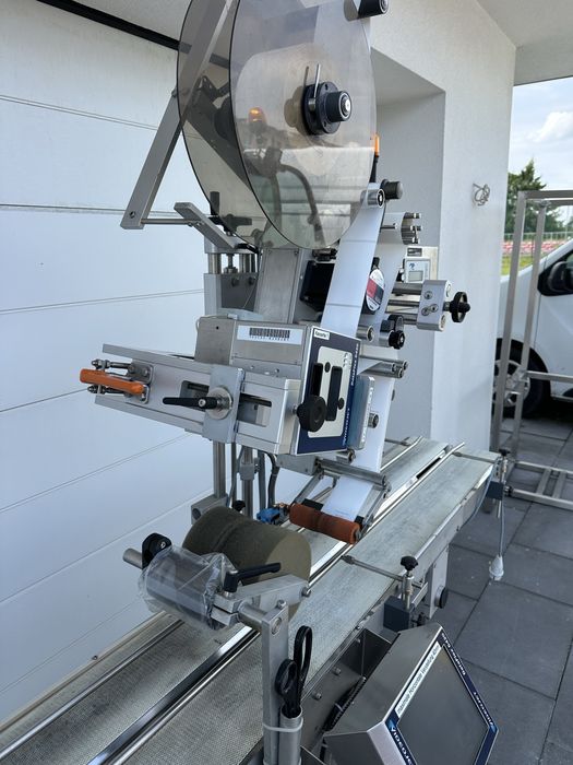 Etykieciarka odGóry + drukarka VIDEOJET DataFlex 6240 / Etykietarka