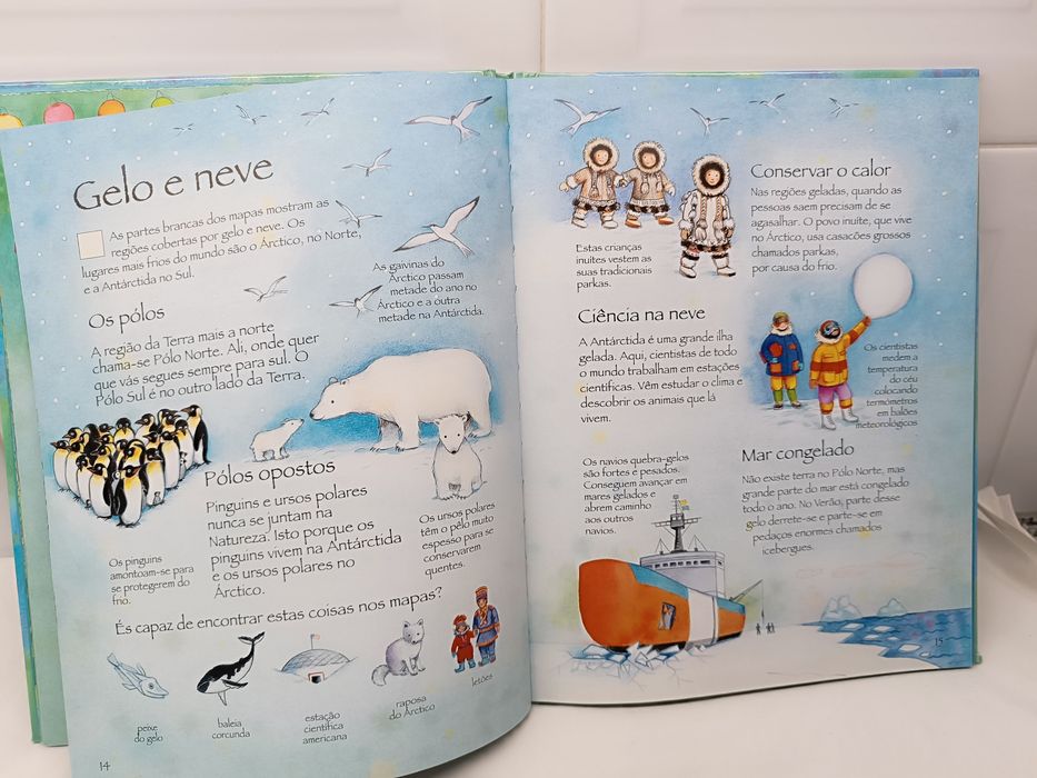 Atlas Ilustrado Infantil. Excelente estado