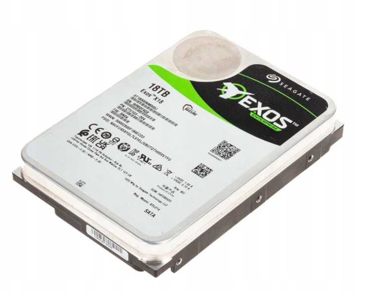 Dyski serwerowe Seagate Exos 12TB / 14TB / 16TB / 18TB – SMART – SATA