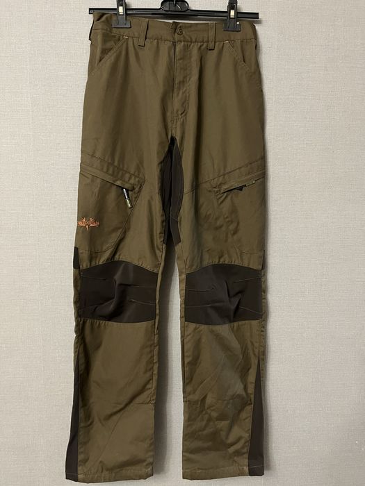 SwedTeam woskowane spodnie myśliwskie trekkingowe