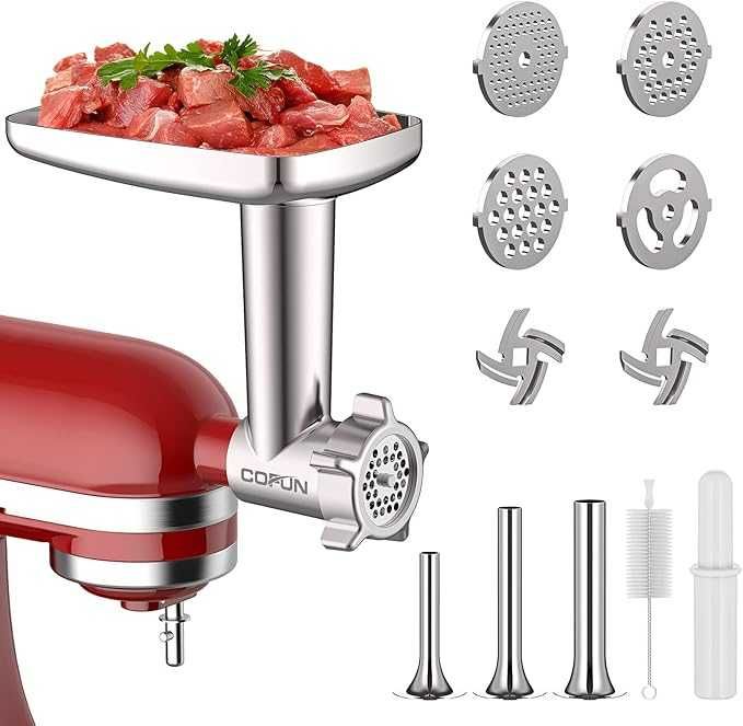 Cofun nasadka do mielenia mięsa akcesoria KitchenAid stal nierdzewna