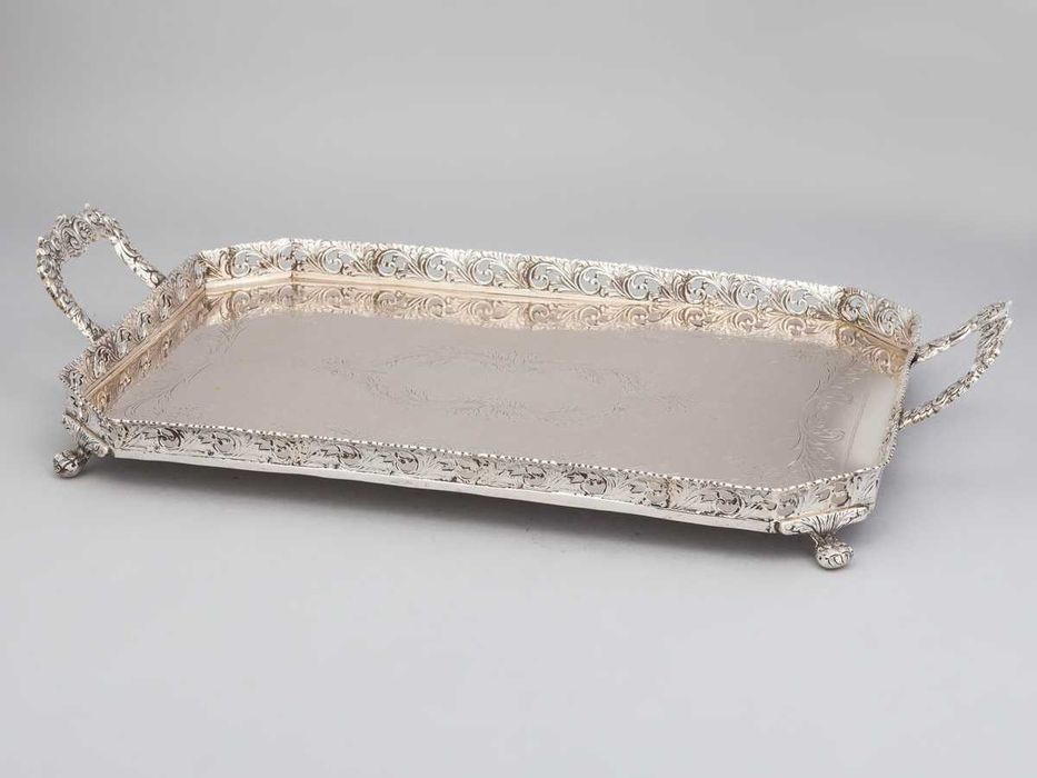 Salva Redonda em Prata Porto Coroa