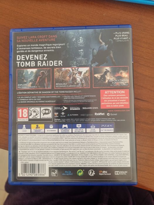 Jogo ps4 Shadow Of The Tomb Raider: Definitive Edition
