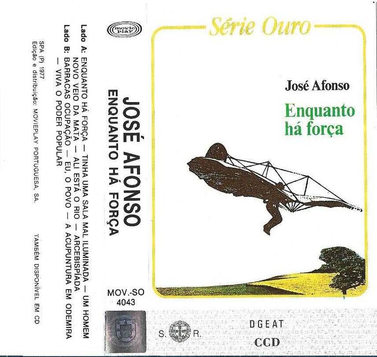 José Afonso	- - - - -		Enquanto Há Força	- - - - -	K7