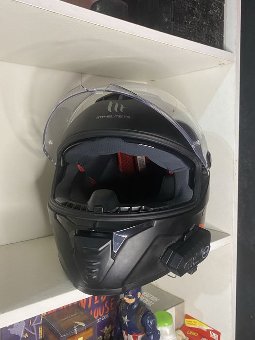 Capacete thunder 4 para motas com intercomunicador