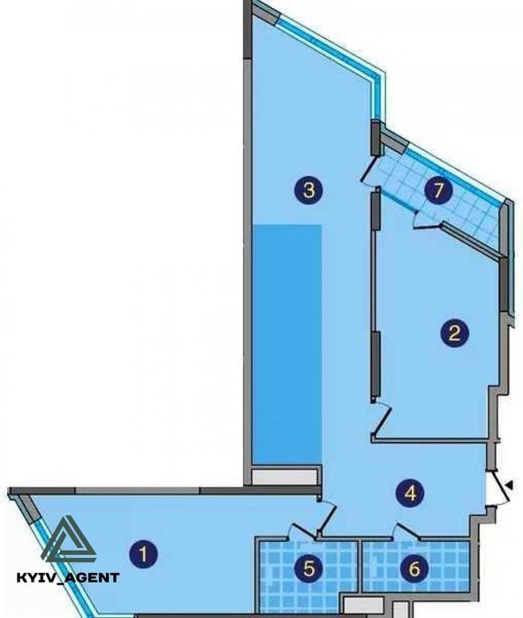 3-комнатная квартира по адресу ул. Заречная (площадь 106 м²) - Atlanta.ua - фото 4