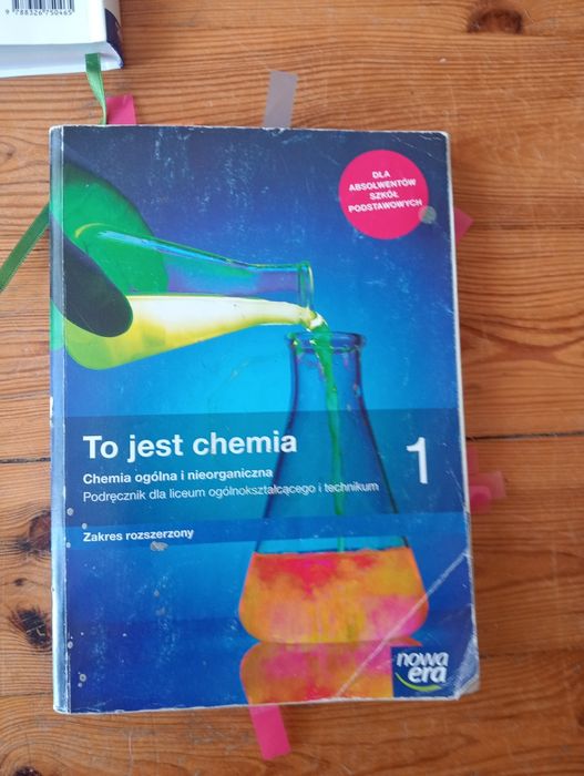 Zestaw książek do chemii