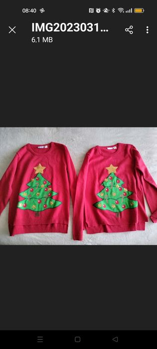 Roupas de Natal 12/14 anos/ Novas